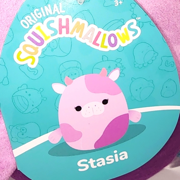 STASIA 🐮 Purple Sea Cow Original Squishmallow by Kelly Toy ☆》NWT《☆ - Picture 2 of 8